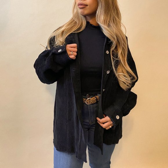 Black Corduroy Jacket - Picture 3 of 3